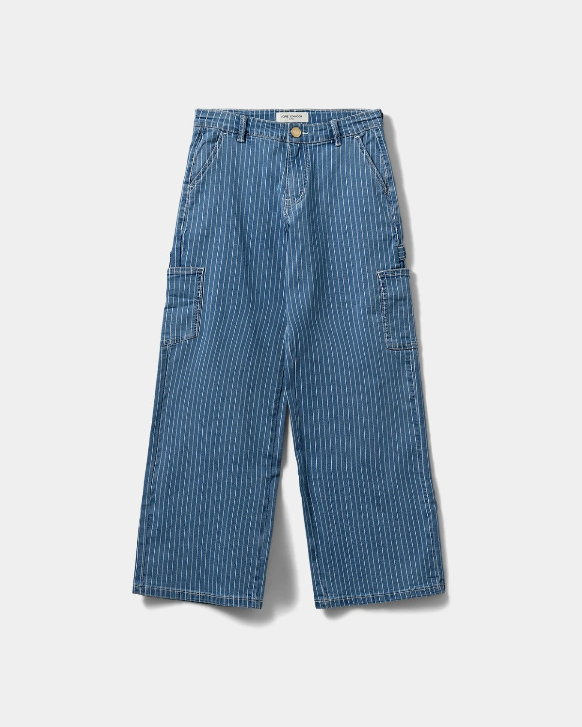 Sofie Schnoor YOUNG CIANNASY JEANS Jeans 5094 Light Blue striped