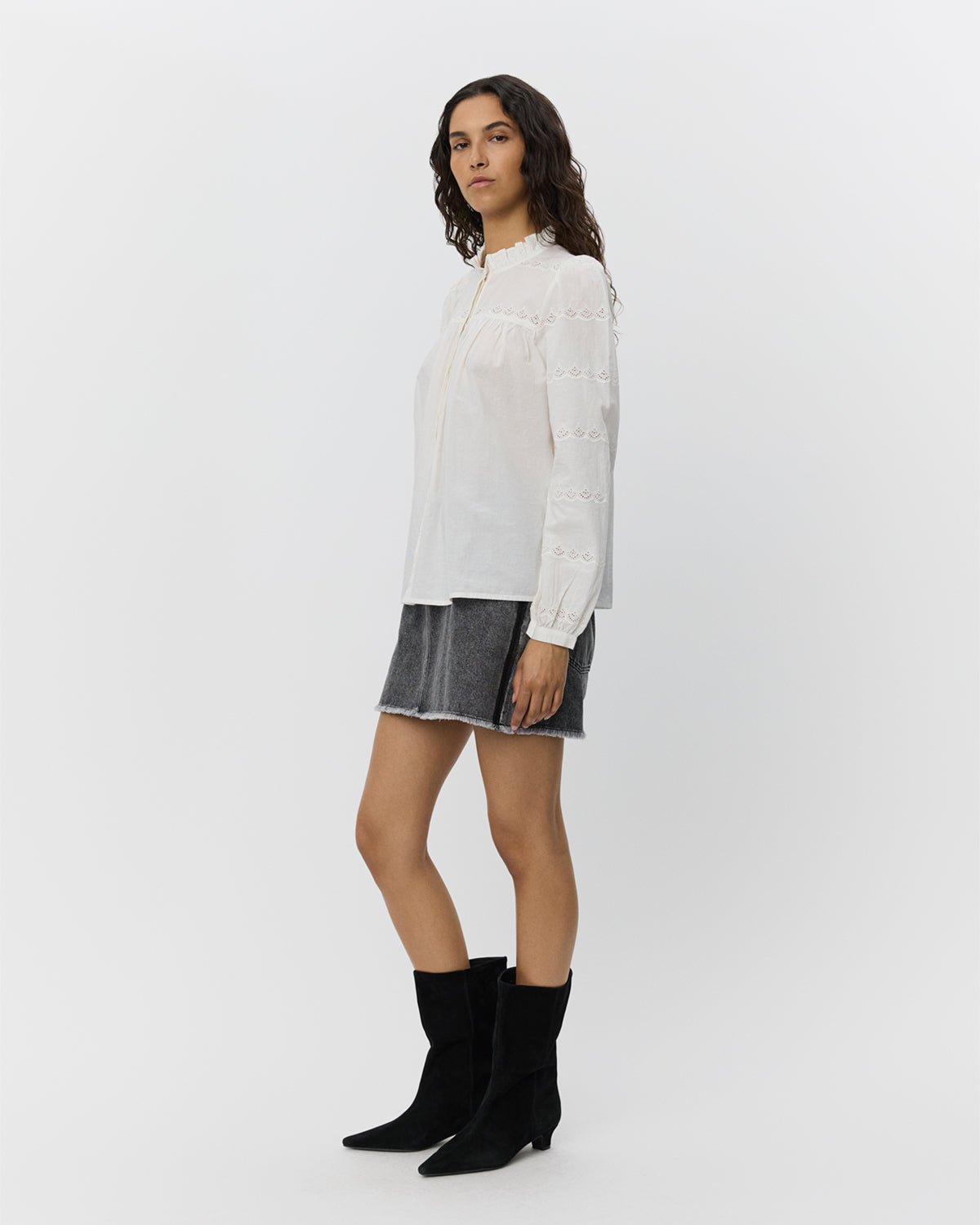 Sofie Schnoor WOMEN DAFNESW NEDERDEL Nederdel 1015 Washed black