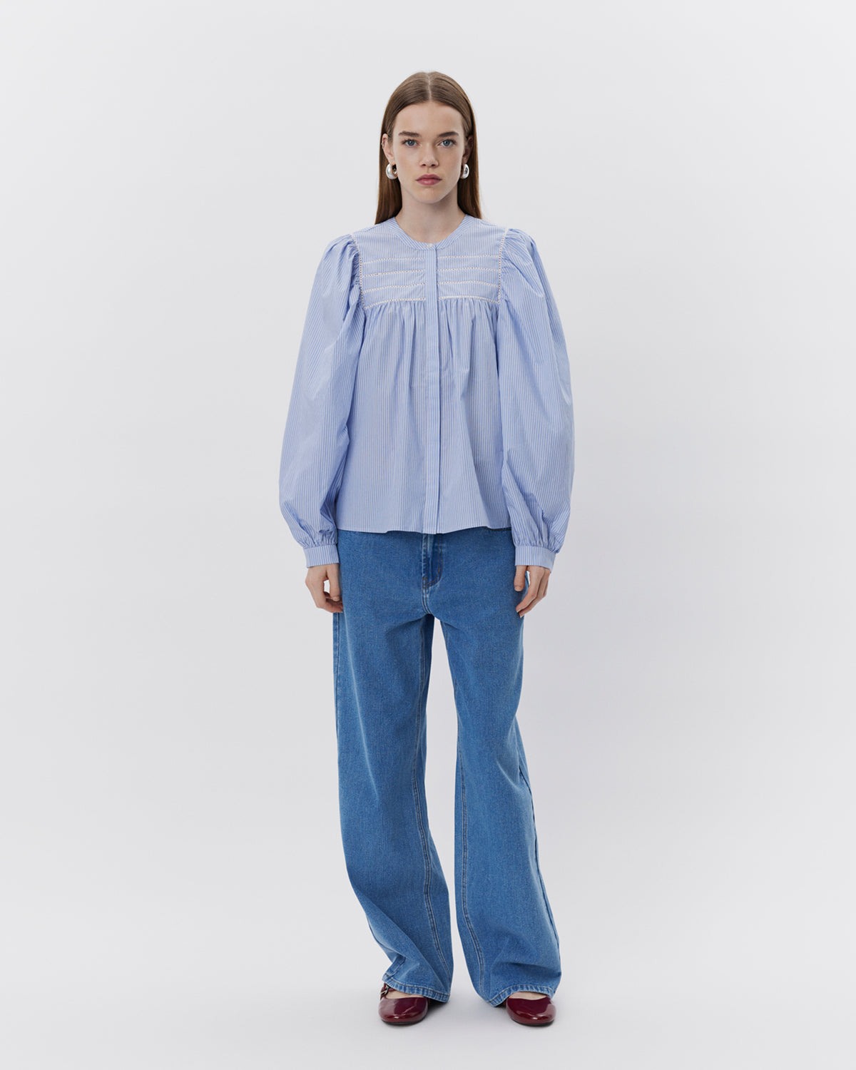 Sofie Schnoor WOMEN DELILAHSW SKJORTE Skjorte 5092 Blue striped