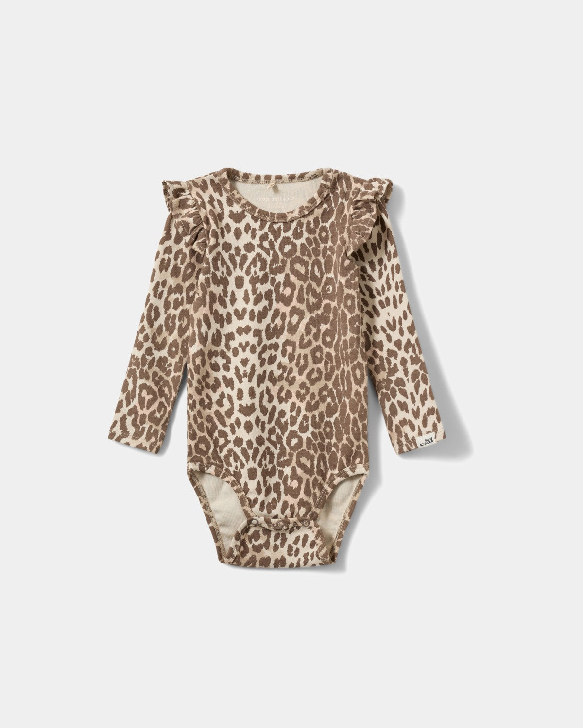 Sofie Schnoor KIDS DICTEKB BODYSTOCKING Bodystocking 9137 AOP Beige Leopard