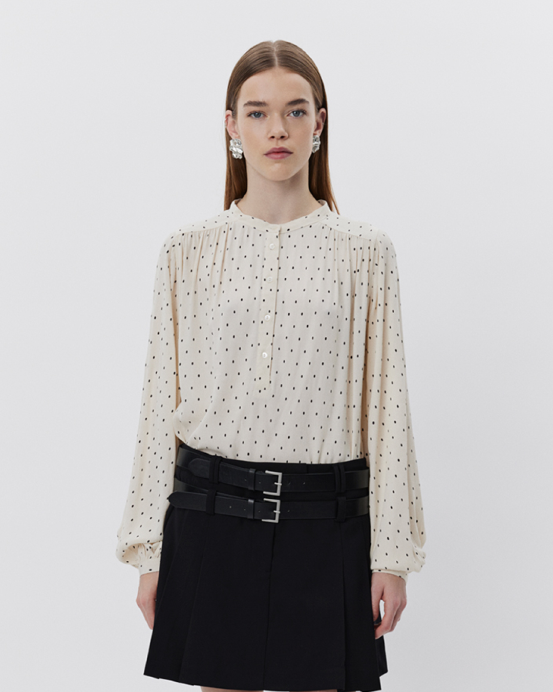 Sofie Schnoor WOMEN ELOISASW BLUSE Bluse 0101 Off white