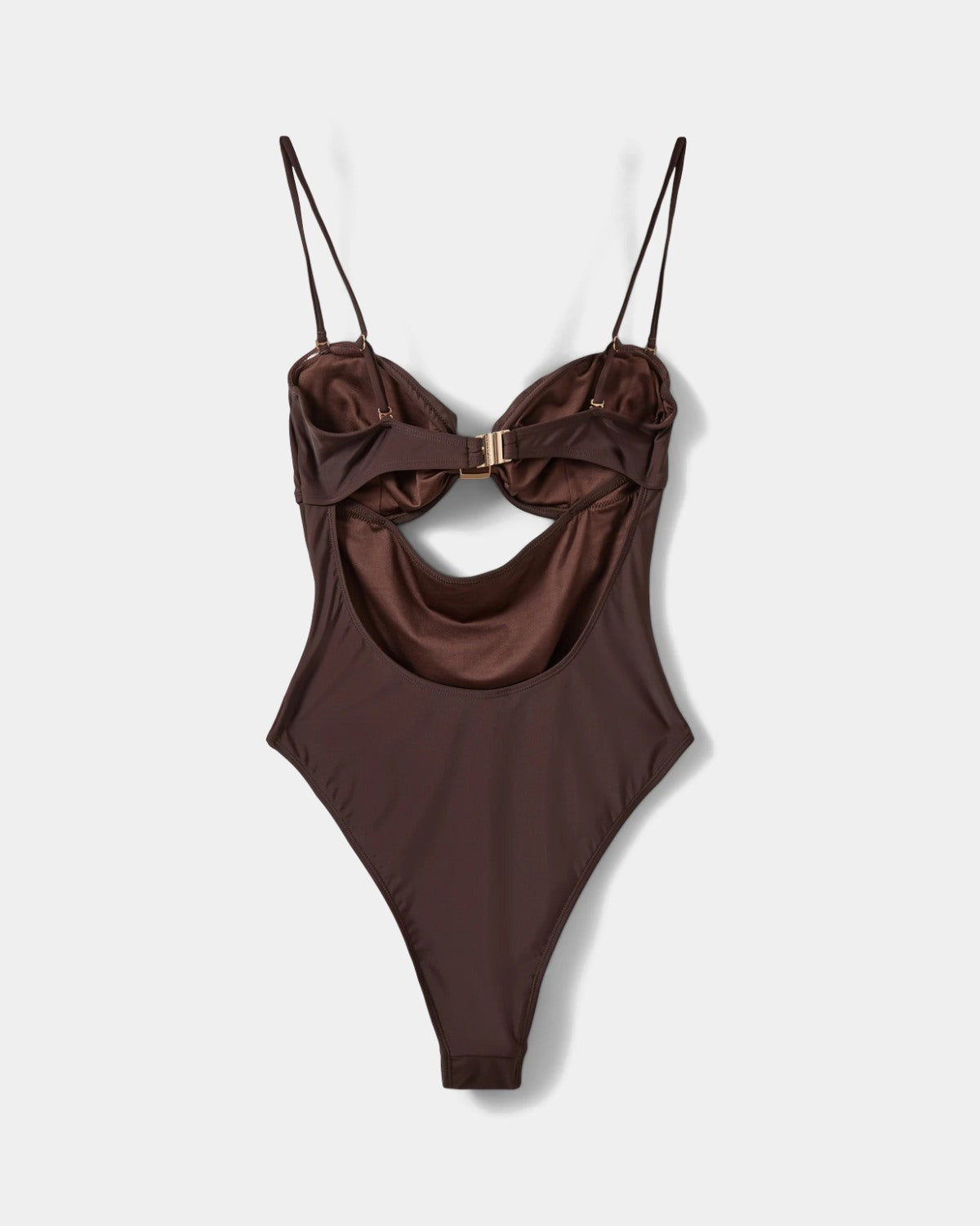 Sofie Schnoor WOMEN GALIASW BADEDRAGT MED GULD SPÆNDE Badedragt 7162 Intense Brown