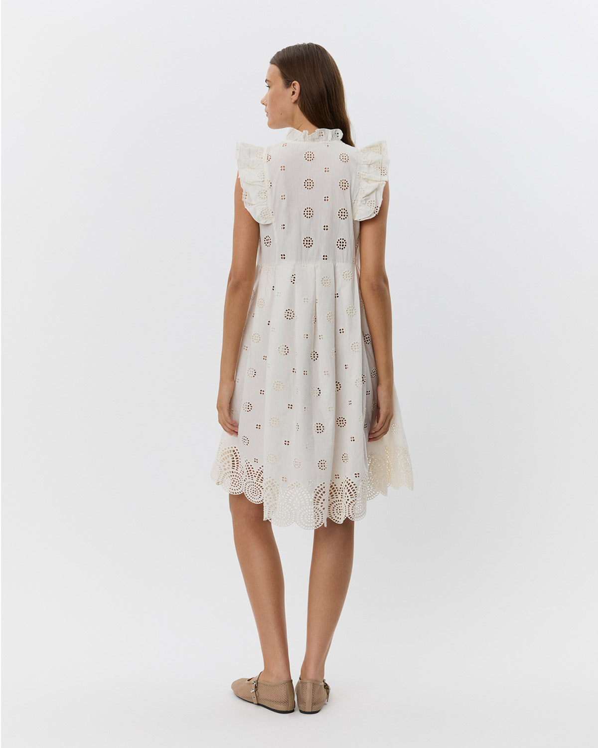 Sofie Schnoor WOMEN HELENASW KJOLE Kjole 0101 Off white