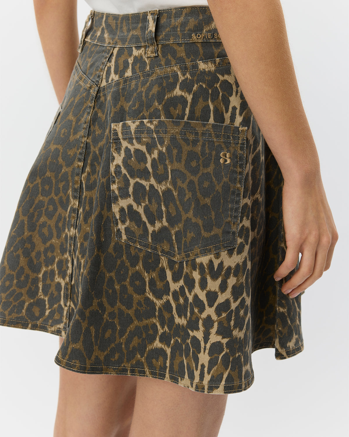 Sofie Schnoor WOMEN INDIGOSW LEO SKIRT Nederdel 9086 Light brown leopard