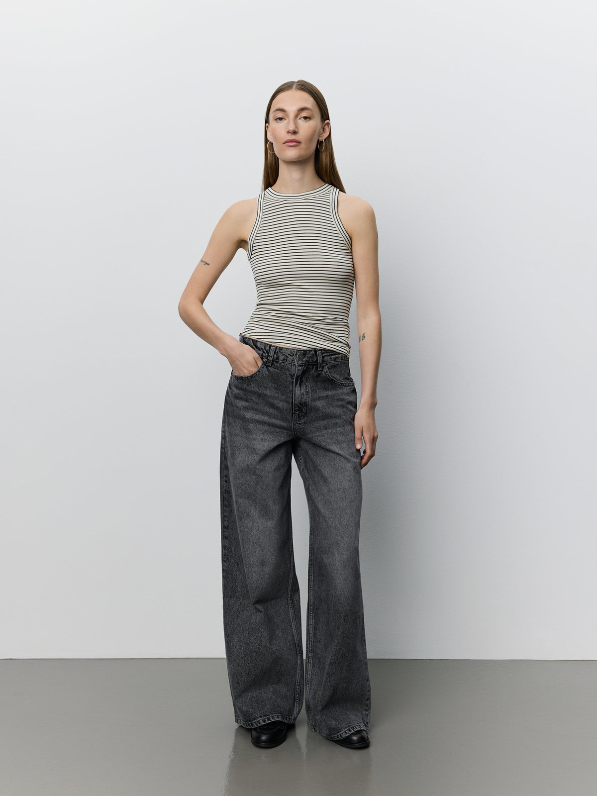 Sofie Schnoor WOMEN JULLIESW STRIBE TOP Top 0104 Off white
