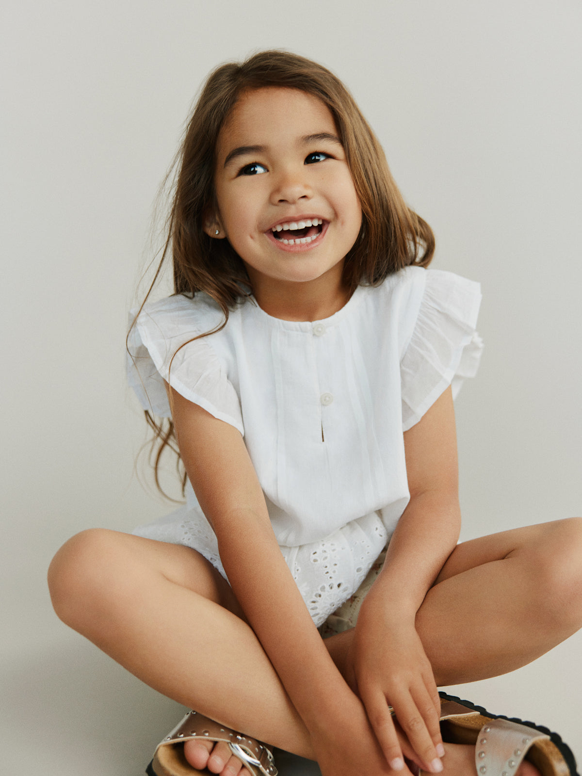 Sofie Schnoor KIDS JULIETTEKB BLUSE Bluse 0124 Snow white