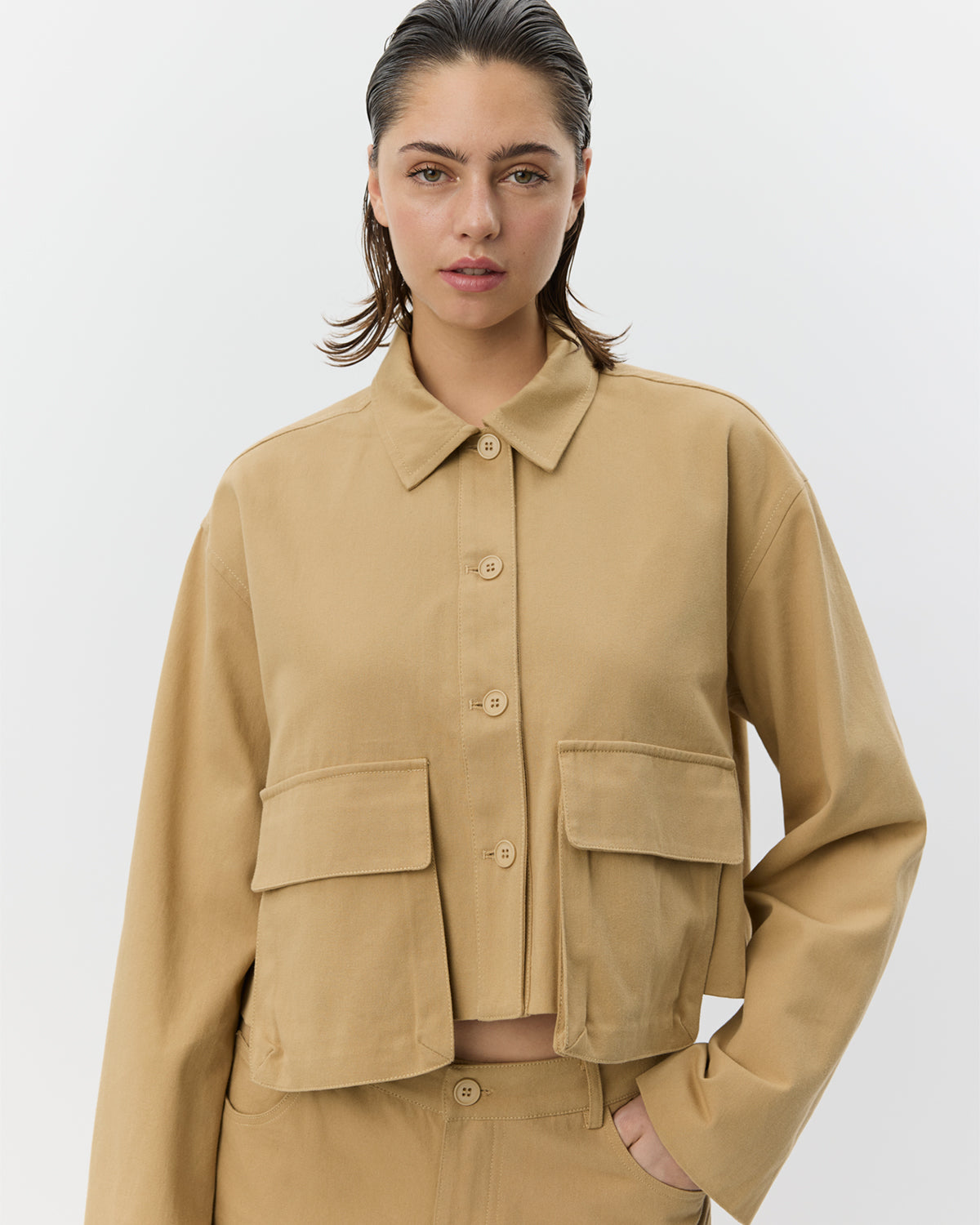 Sofie Schnoor WOMEN LARKSW KORT SKJORTE JAKKE Jakke 7012 Camel