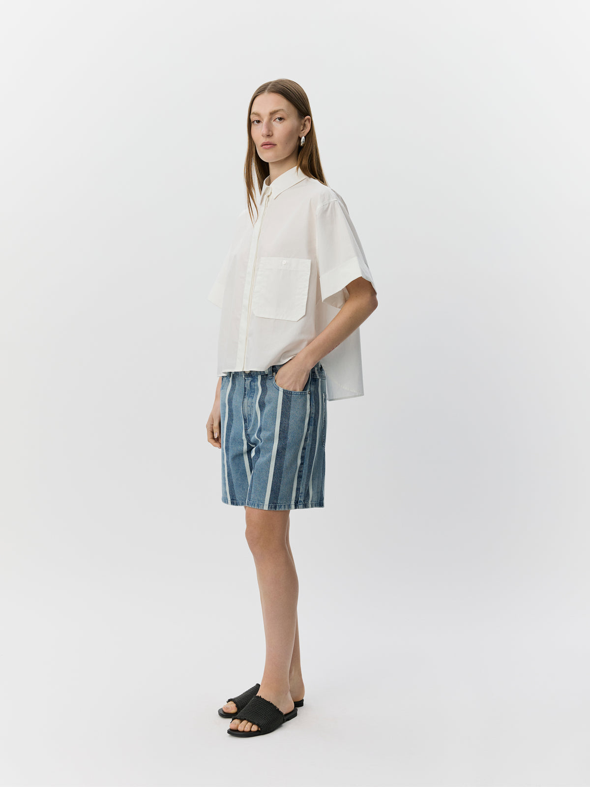 Sofie Schnoor WOMEN LEANASW KORTÆRMET SKJORTE Skjorte 0141 White Alyssum