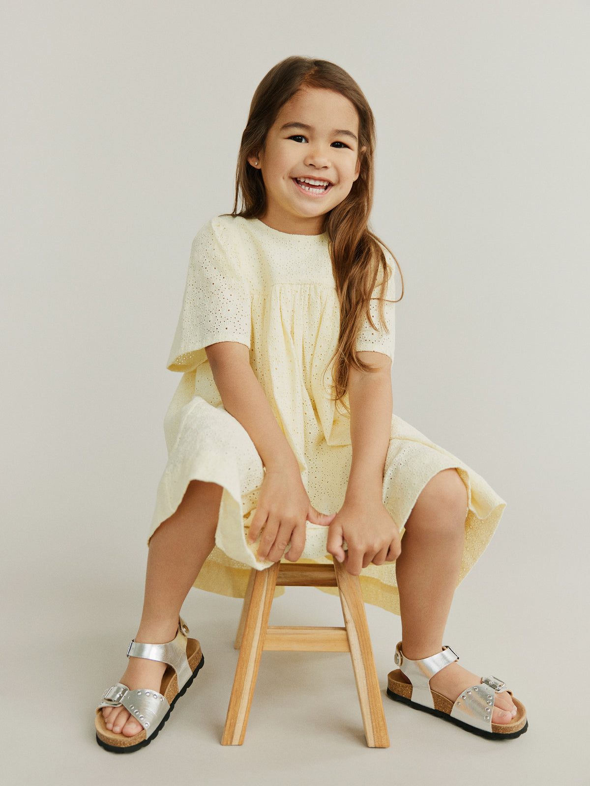 Sofie Schnoor KIDS LISSIEKB KJOLE Kjole 2042 Butter Yellow