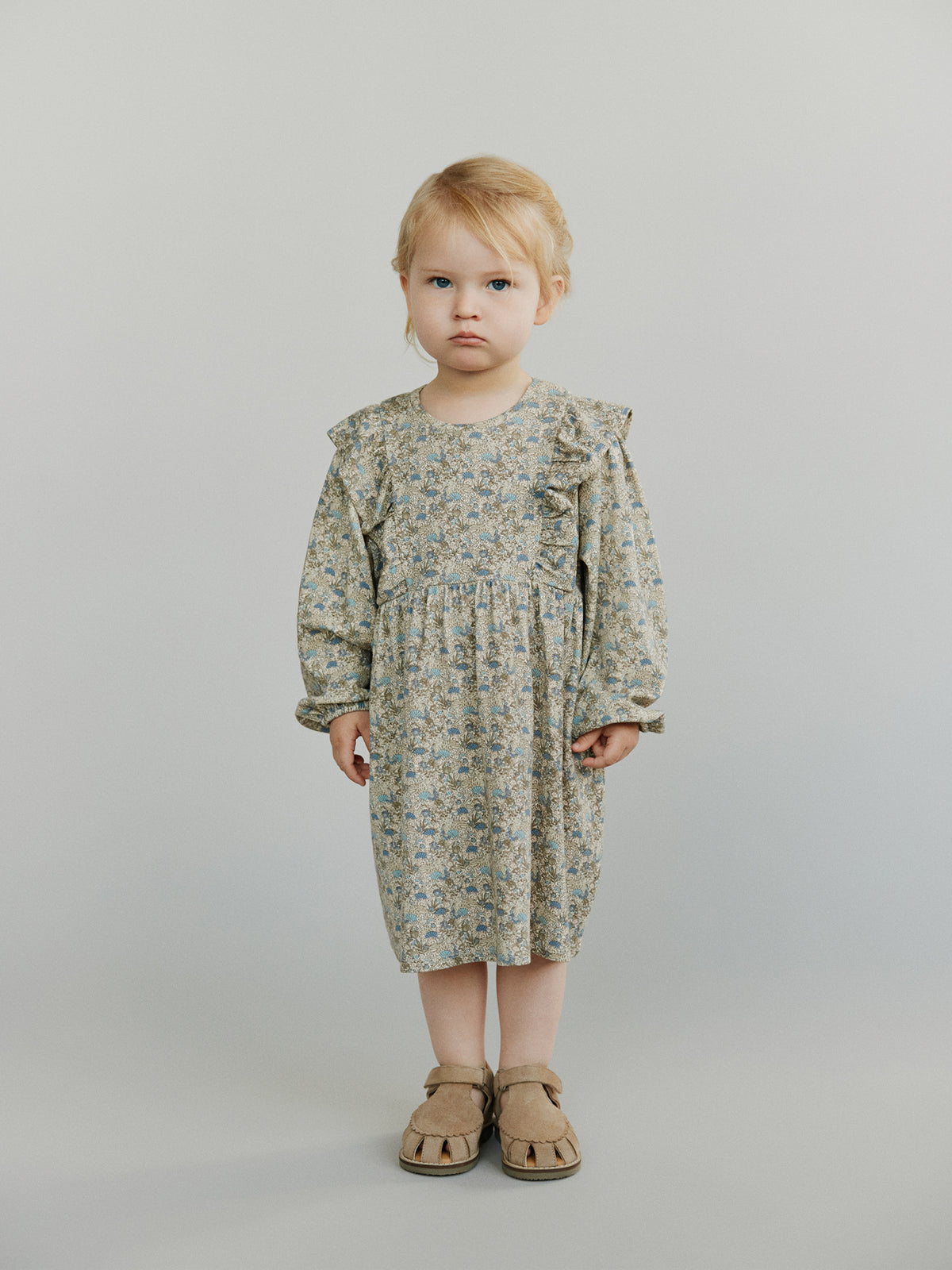 Sofie Schnoor KIDS LulaKB Kjole Kjole 5020 Blue AOP