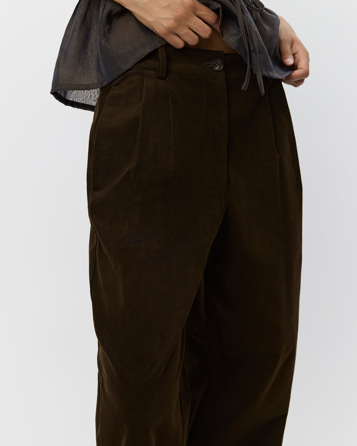 Sofie Schnoor WOMEN MALINASW BUKSER Buks 7025 Dark brown