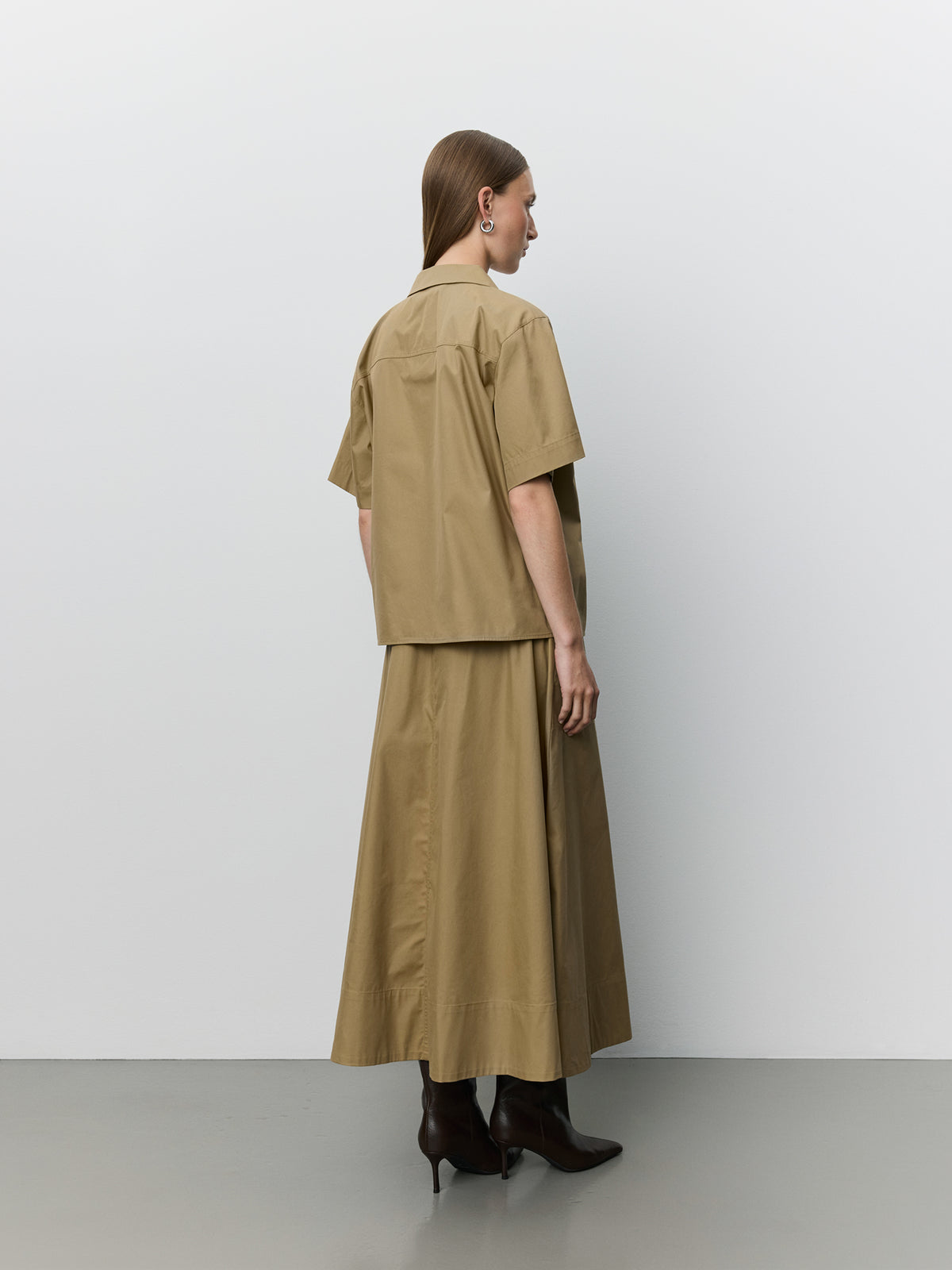 Sofie Schnoor WOMEN MAVIRASW KORTÆRMET SKJORTE Skjorte 7055 Light brown