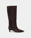 NOREENSW HOHER STIEFEL AUS WILDLEDER
