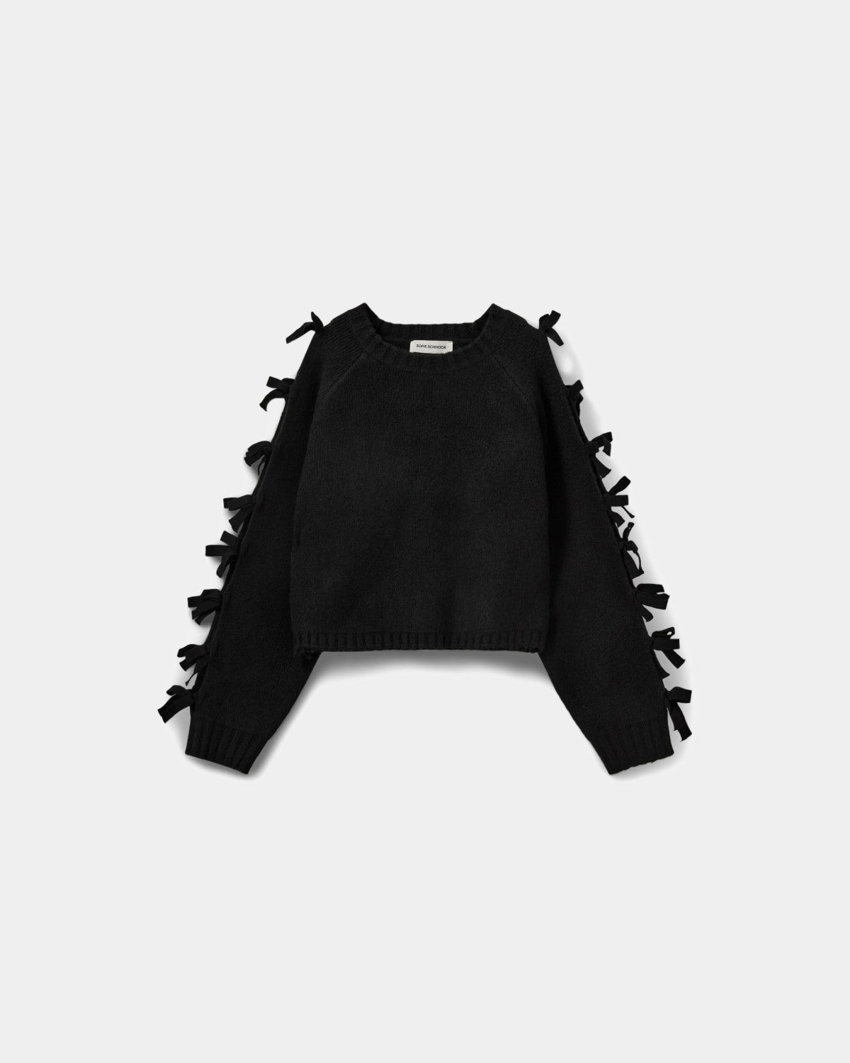 Sofie Schnoor WOMEN PERMELISW SLØJFE STRIK SWEATER Strik 1000 Black