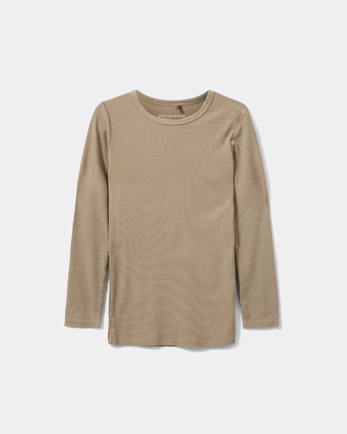Sofie Schnoor KIDS PETRICIASK T-SHIRT LANGÆRMET T-shirt lang ærmet 7152 Dark Sand