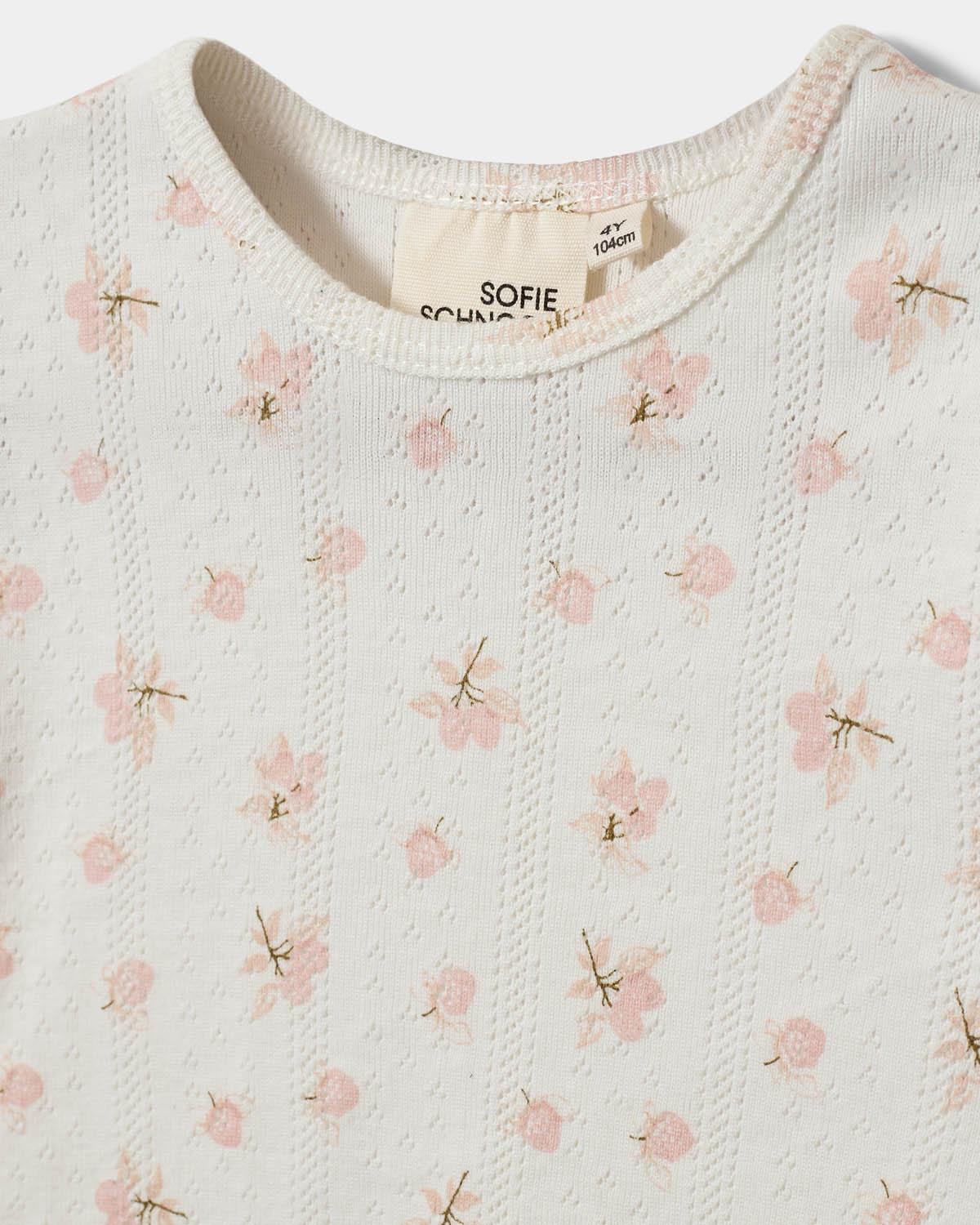 Sofie Schnoor KIDS PIPERKB T-SHIRT T-shirt 9139 Off White - Light Pink