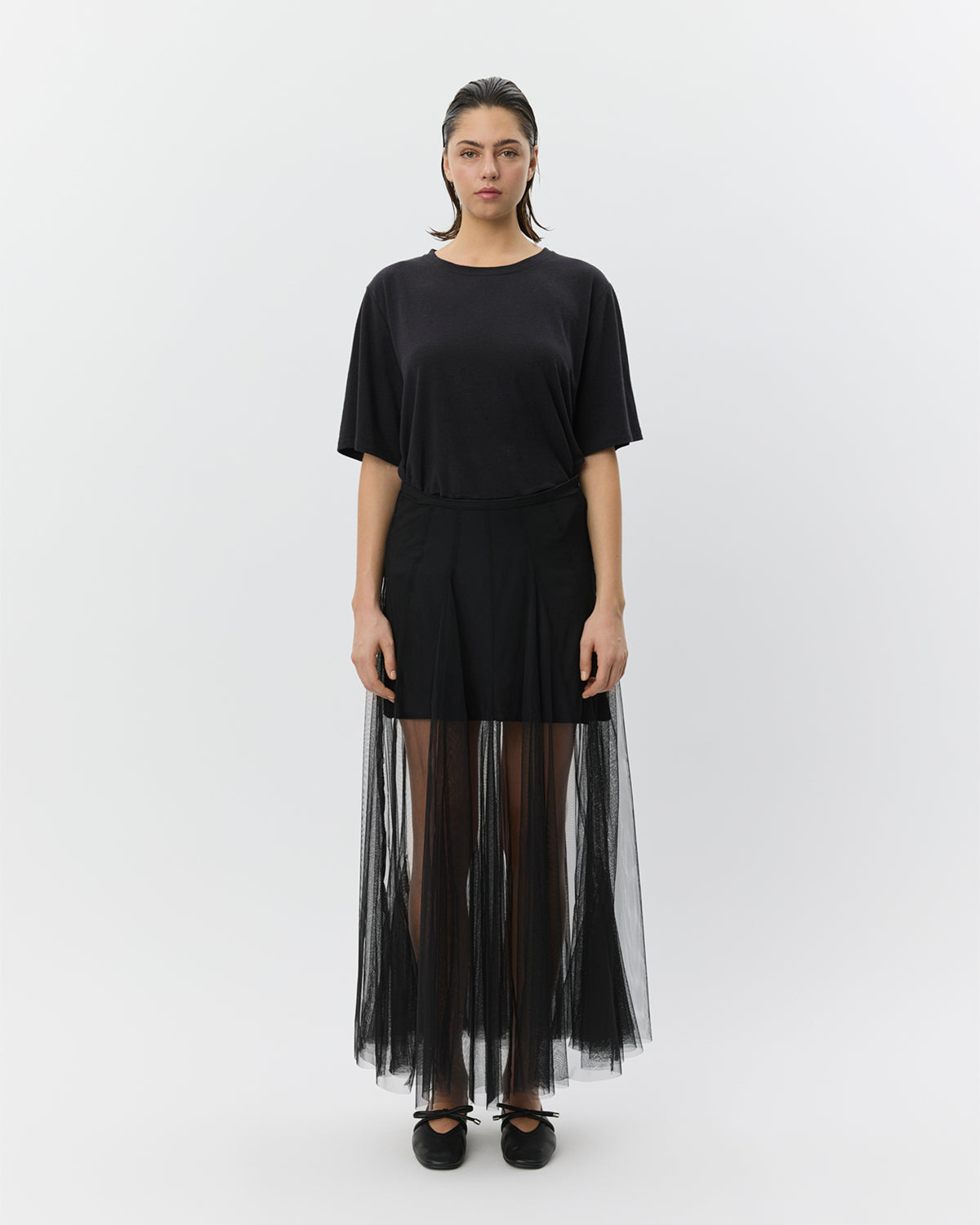 Sofie Schnoor WOMEN ROASLYSW MAXI TYL NEDERDEL Nederdel 1000 Black