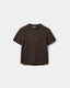 SAGASW SHORT SLEEVE KNIT SWEATER