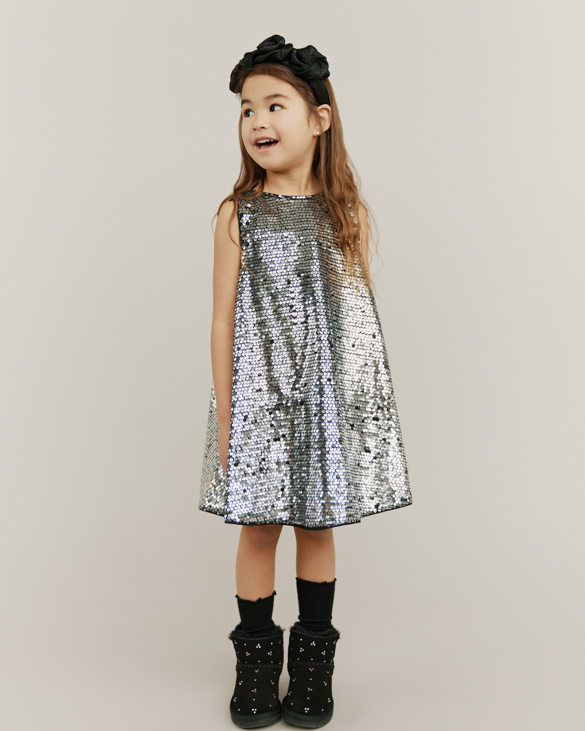 Sofie Schnoor KIDS SALLYSK KJOLE Kjole 8037 Silver
