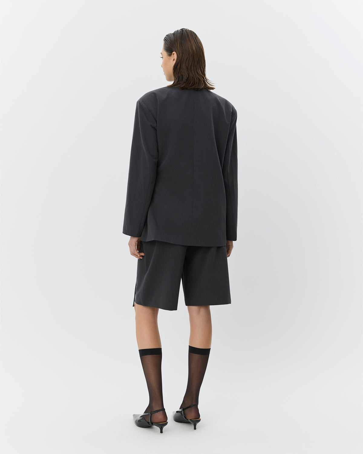 Sofie Schnoor WOMEN SUSSIESW BLAZER MED BINDEBÅND Blazer 8008 Dark grey