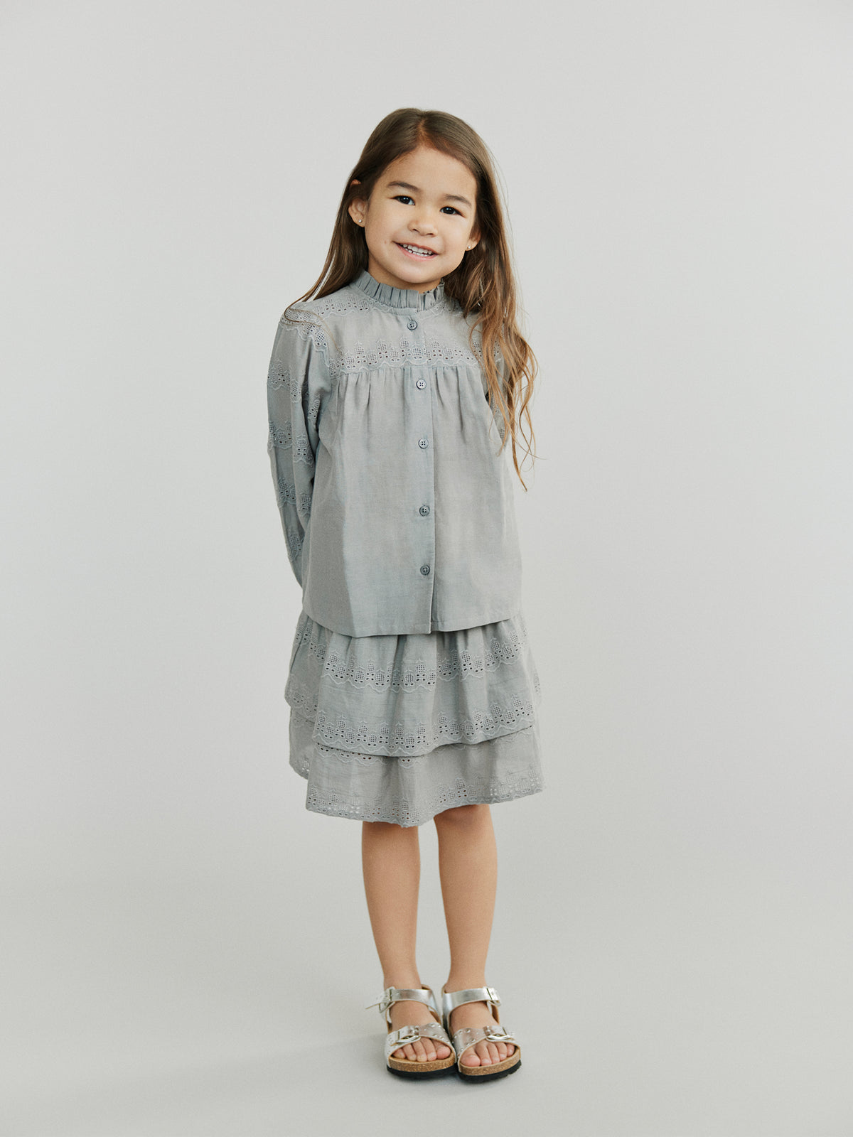 Sofie Schnoor KIDS SIGGYKB NEDERDEL Nederdel 8052 Stone Grey