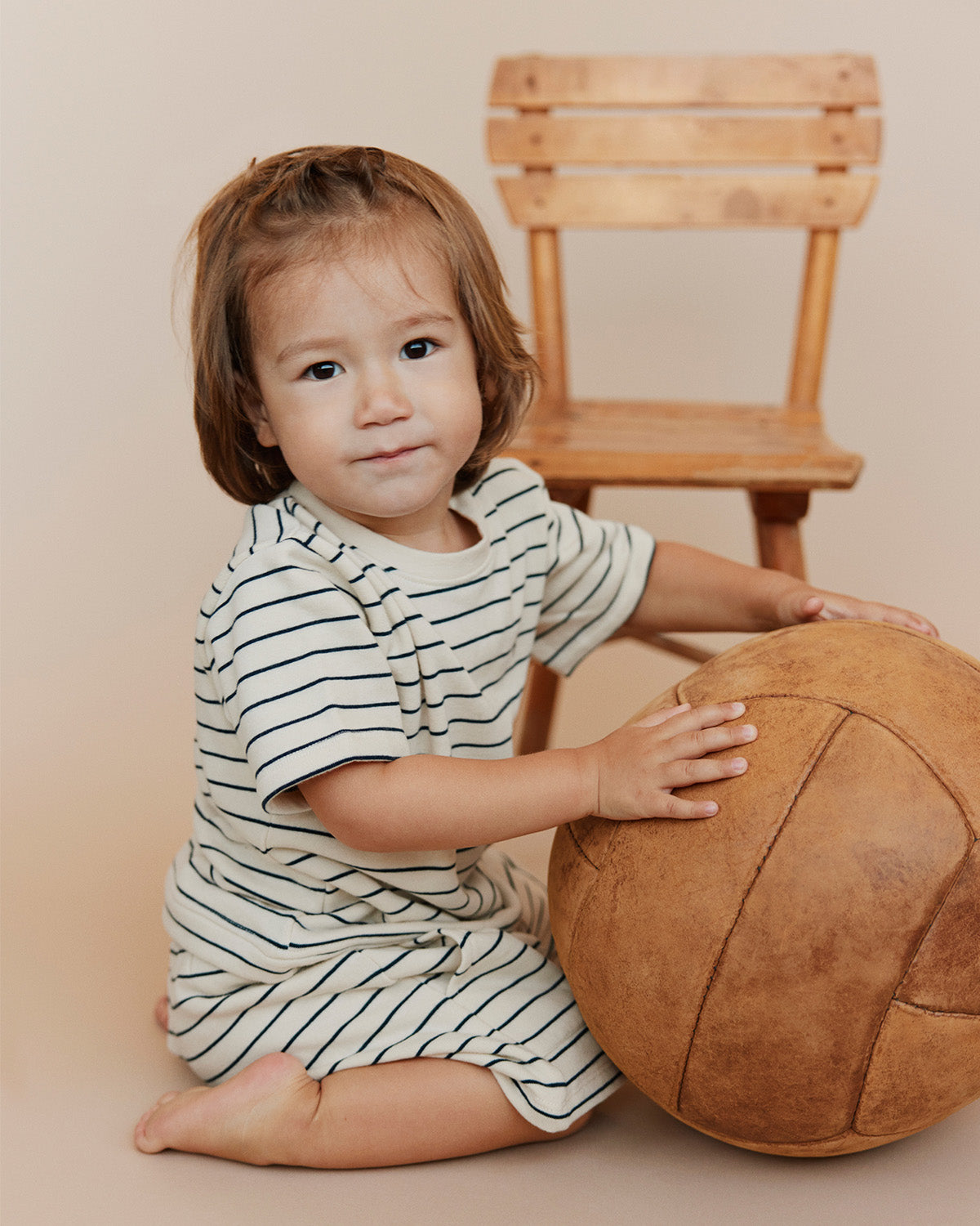 Sofie Schnoor BABY THEISSB T-SHIRT T-shirt 0149 Antique White w Blue