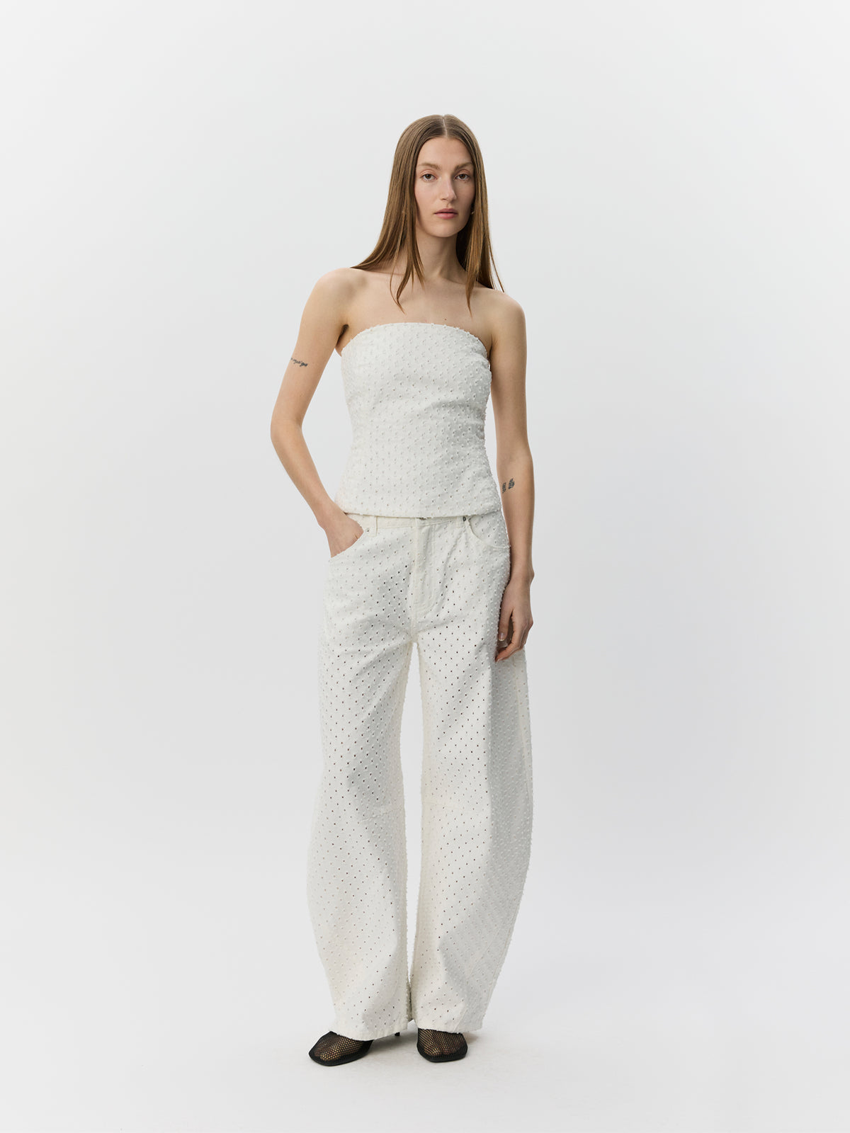 Sofie Schnoor WOMEN TOMARSW JEANS Jeans 0101 Off white