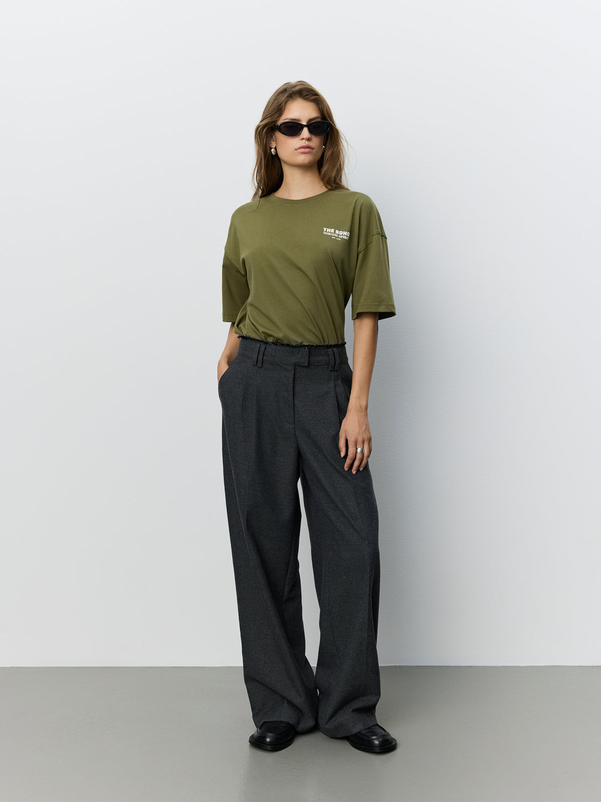 Sofie Schnoor WOMEN VERASW BOXY T-SHIRT T-shirt 3030 Olive green