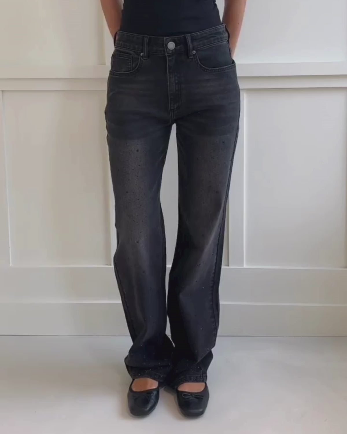 Sofie Schnoor WOMEN PARISSW JEANS Jeans 1015 Washed black